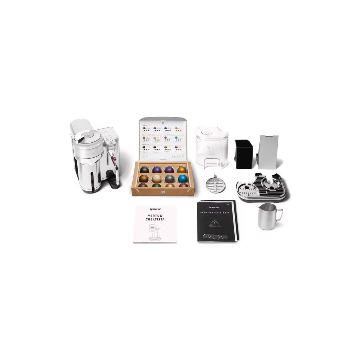 Sage The Vertuo Creatista Nespresso Coffee Machine - Brushed Stainless Steel | SVE850BSS4GUK1 from Sage - DID Electrical