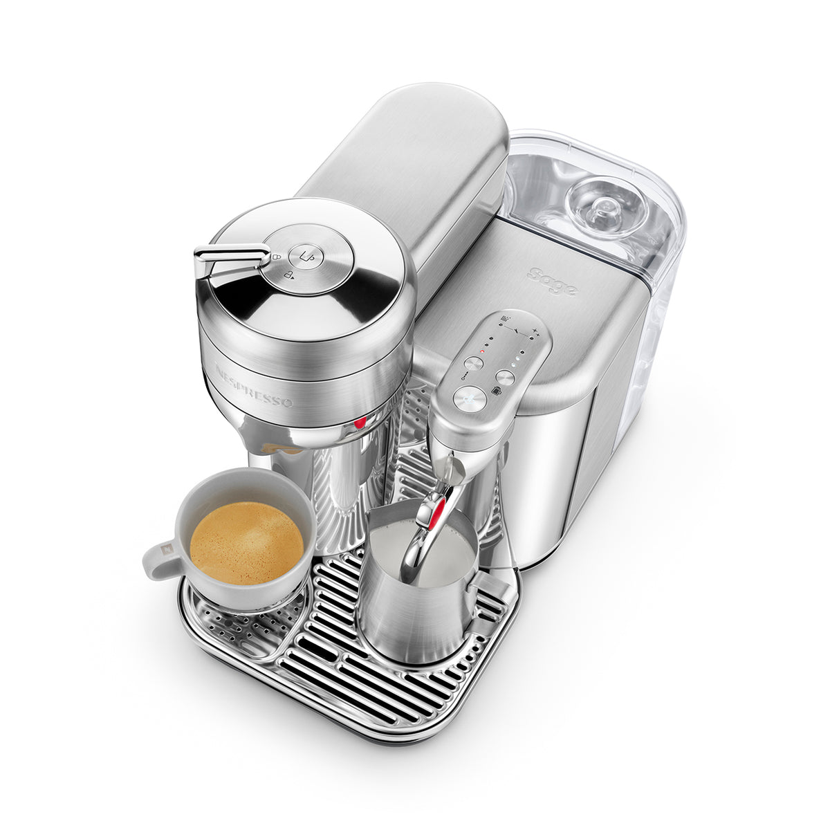 Sage The Vertuo Creatista Nespresso Coffee Machine - Brushed Stainless Steel | SVE850BSS4GUK1 from Sage - DID Electrical