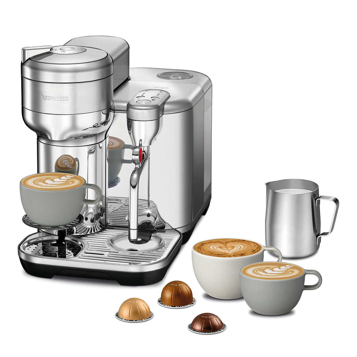 Sage The Vertuo Creatista Nespresso Coffee Machine - Brushed Stainless Steel | SVE850BSS4GUK1 from Sage - DID Electrical