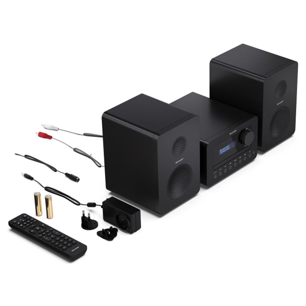 Sharp TOKYO FM Hi-Fi Micro System - Black | SXL-B514 - A from Sharp - DID Electrical
