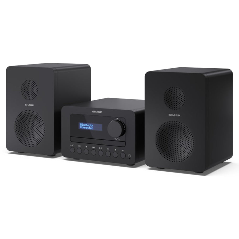 Sharp TOKYO FM Hi-Fi Micro System - Black | SXL-B514 - A from Sharp - DID Electrical