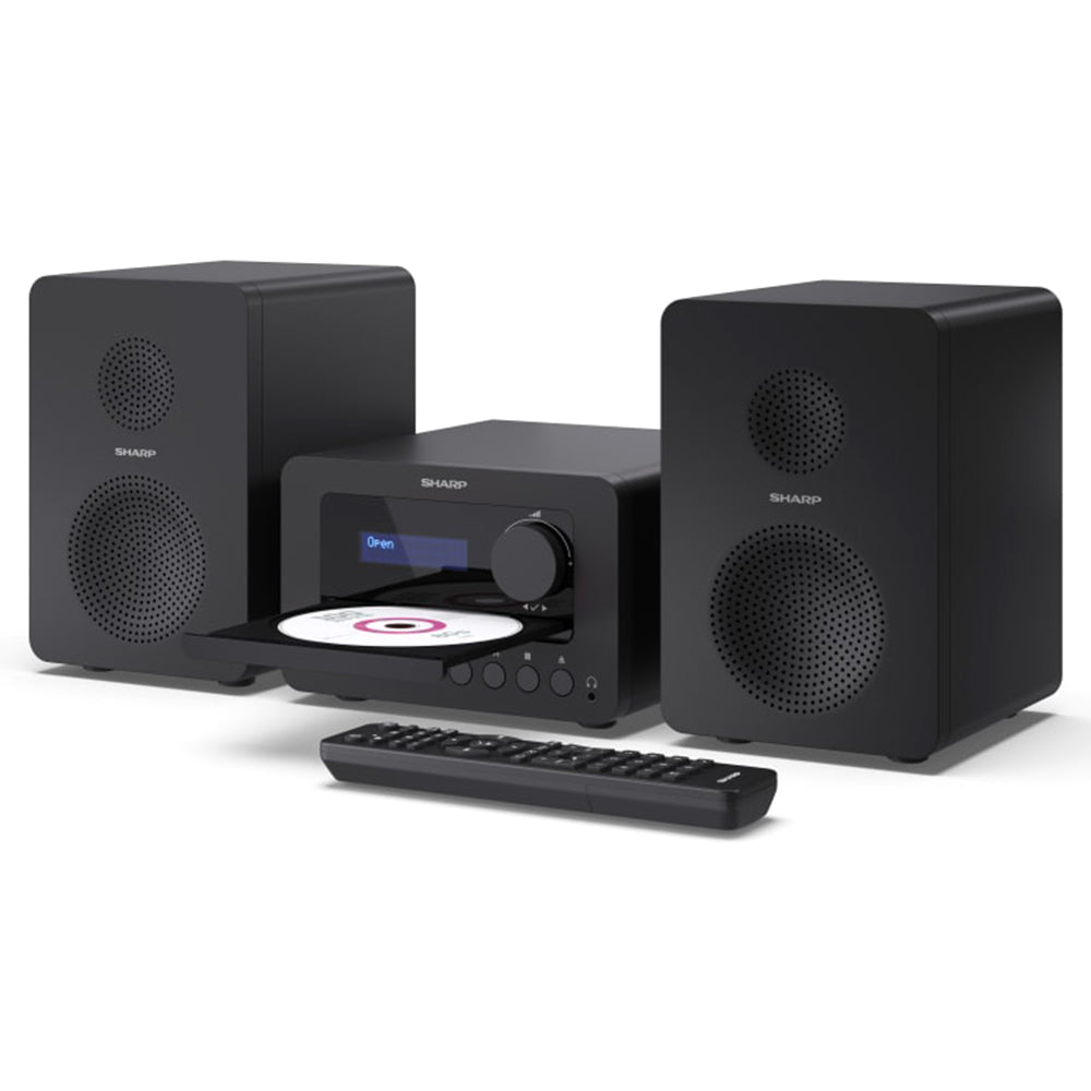 Sharp TOKYO FM Hi-Fi Micro System - Black | SXL-B514 - A from Sharp - DID Electrical