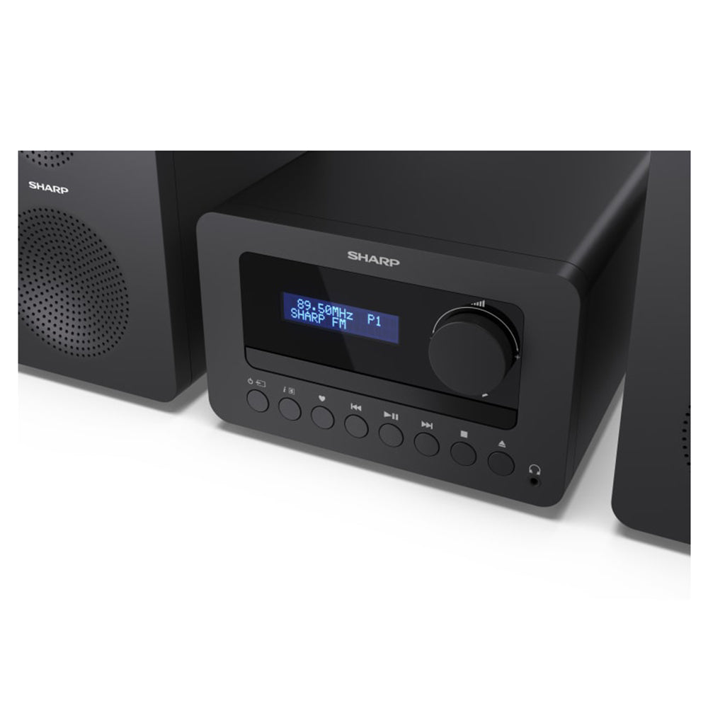 Sharp TOKYO FM Hi-Fi Micro System - Black | SXL-B514 - A from Sharp - DID Electrical