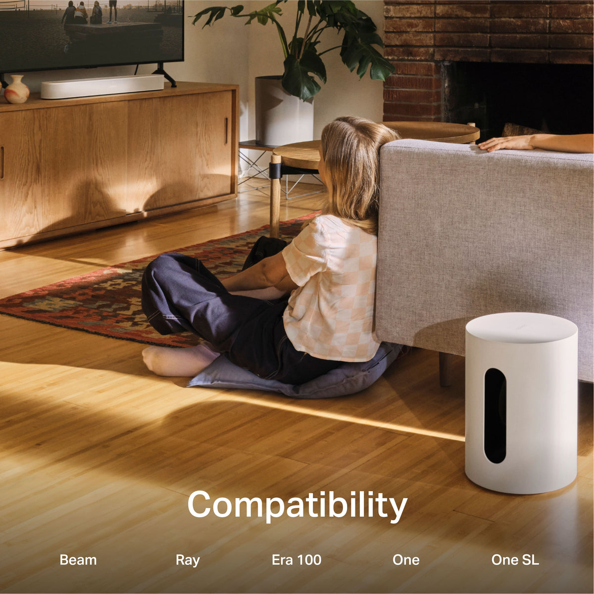Sonos Sub Mini Wireless Subwoofer - White | SUBM1UK1 from Sonos - DID Electrical
