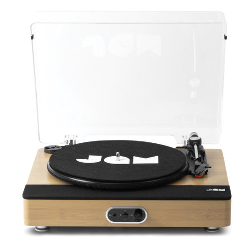 Jam Sound Stream+ Turntable Vinyl Bluetooth Speaker - Wood | HX-TT700-WD-WW from Jam - DID Electrical