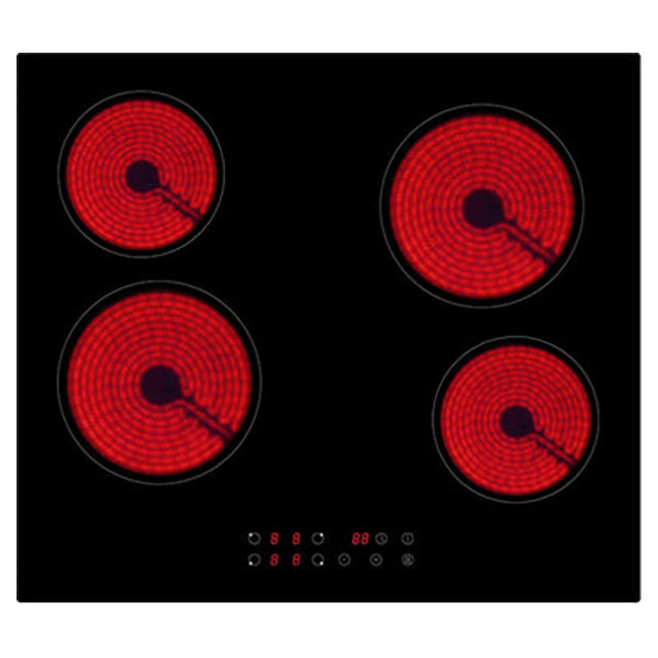 Thor 60CM 4 Zone Ceramic Hob - Black | T154CZSS/T from Thor - DID Electrical
