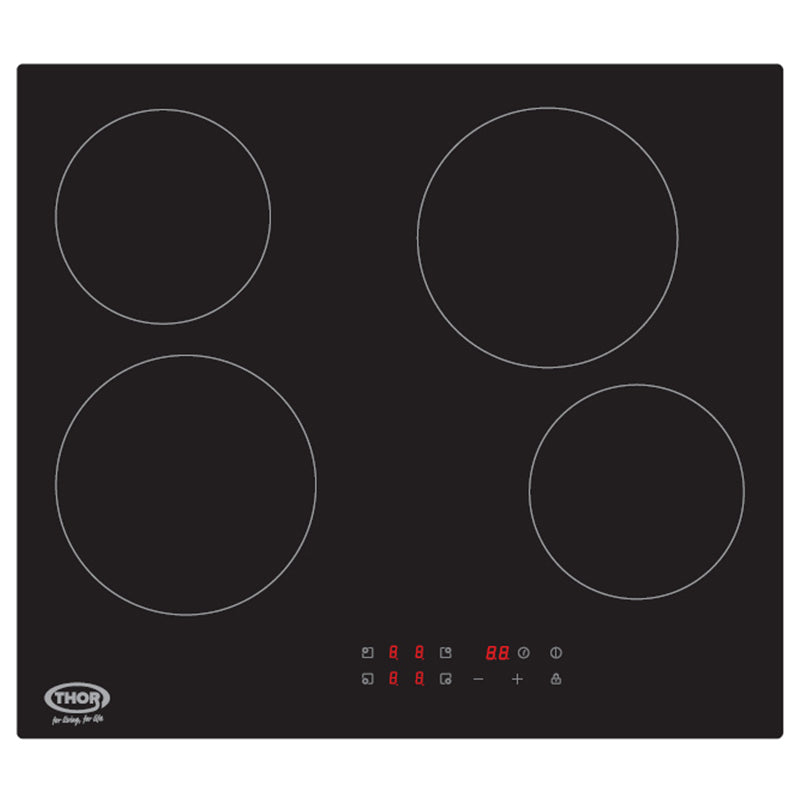 Thor 60CM 4 Zone Ceramic Hob - Black | T154MDTC from Thor - DID Electrical