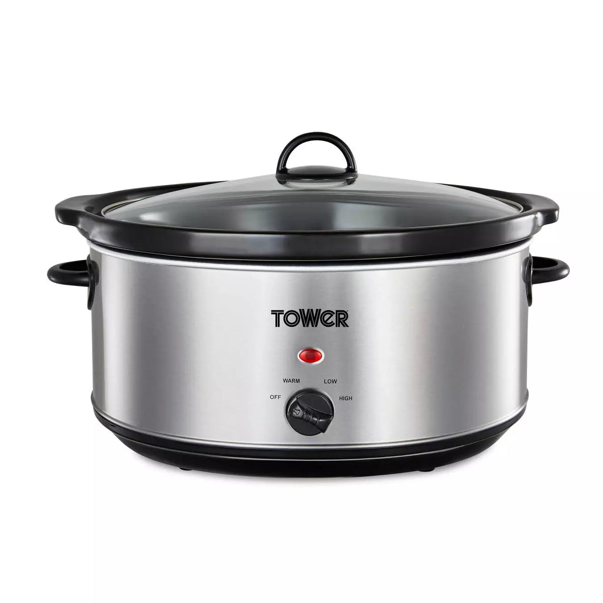 Tower 6.5L Slow Cooker - Stainless Steel | T16040Y from Tower - DID Electrical