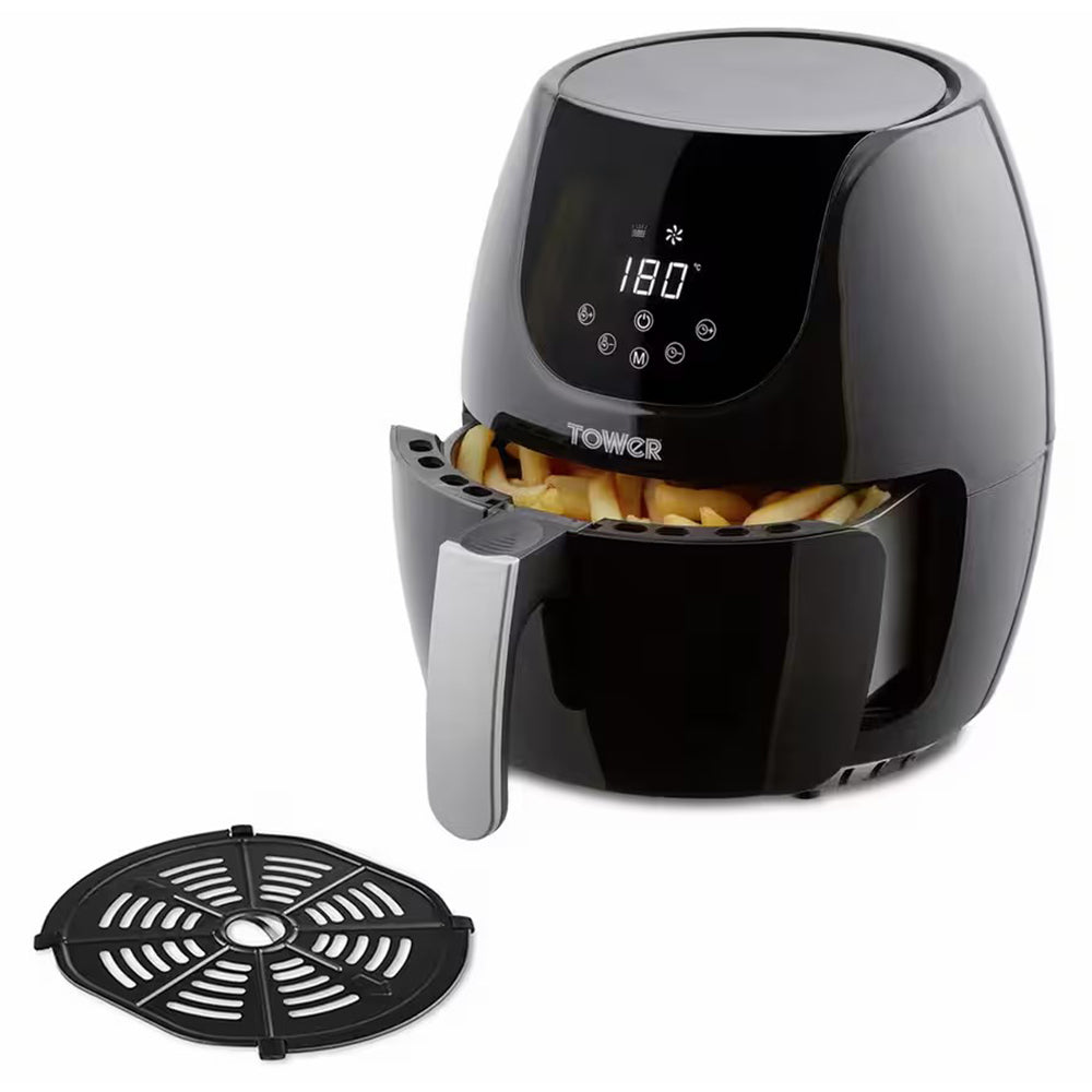 Tower 4L 1400W Digital Air Fryer - Black | T17067 from Tower - DID Electrical
