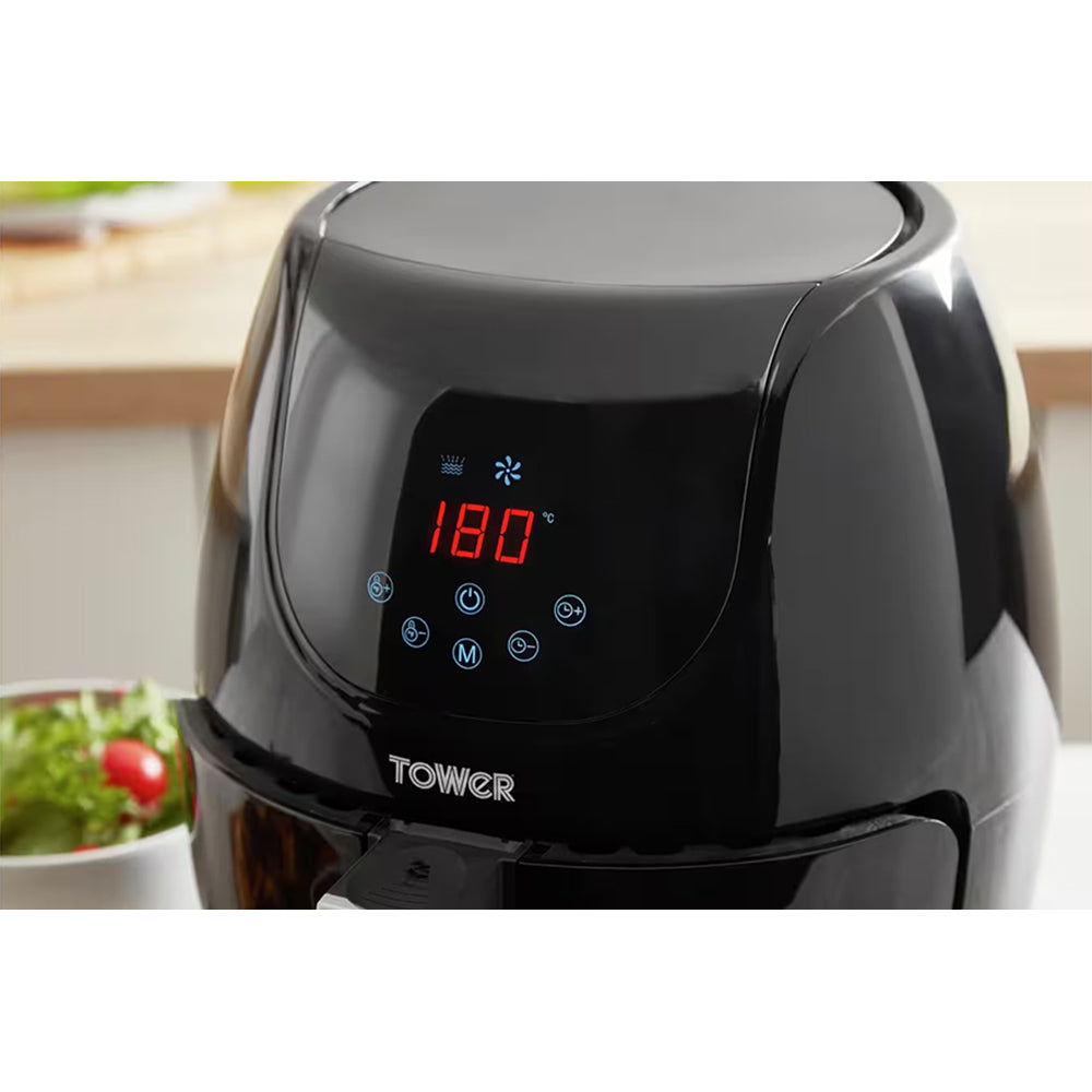 Tower 4L 1400W Digital Air Fryer - Black | T17067 from Tower - DID Electrical