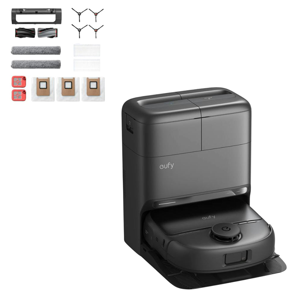 Eufy Omni C28A Bagless Robot Vacuum Cleaner with Accessory Kit - Black | T211AV10 from Eufy - DID Electrical