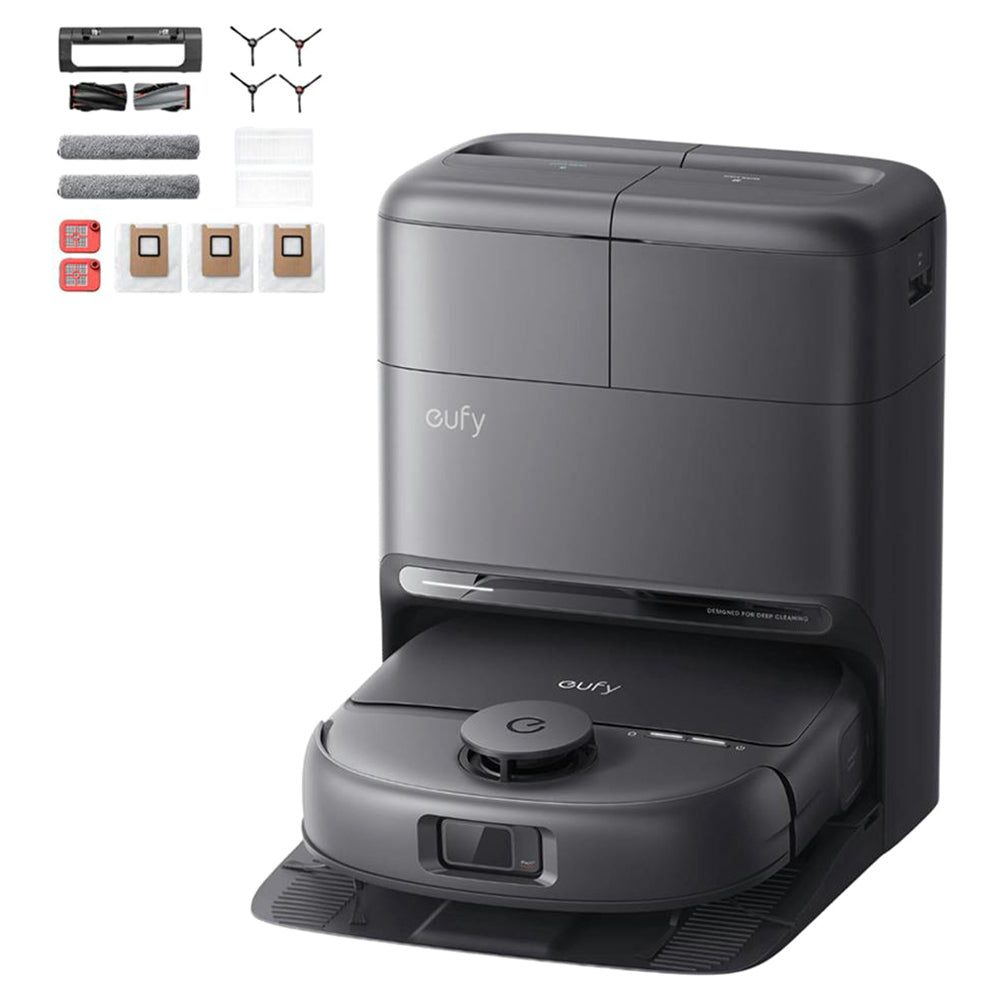Eufy Omni C28A Bagless Robot Vacuum Cleaner with Accessory Kit - Black | T211AV10 from Eufy - DID Electrical