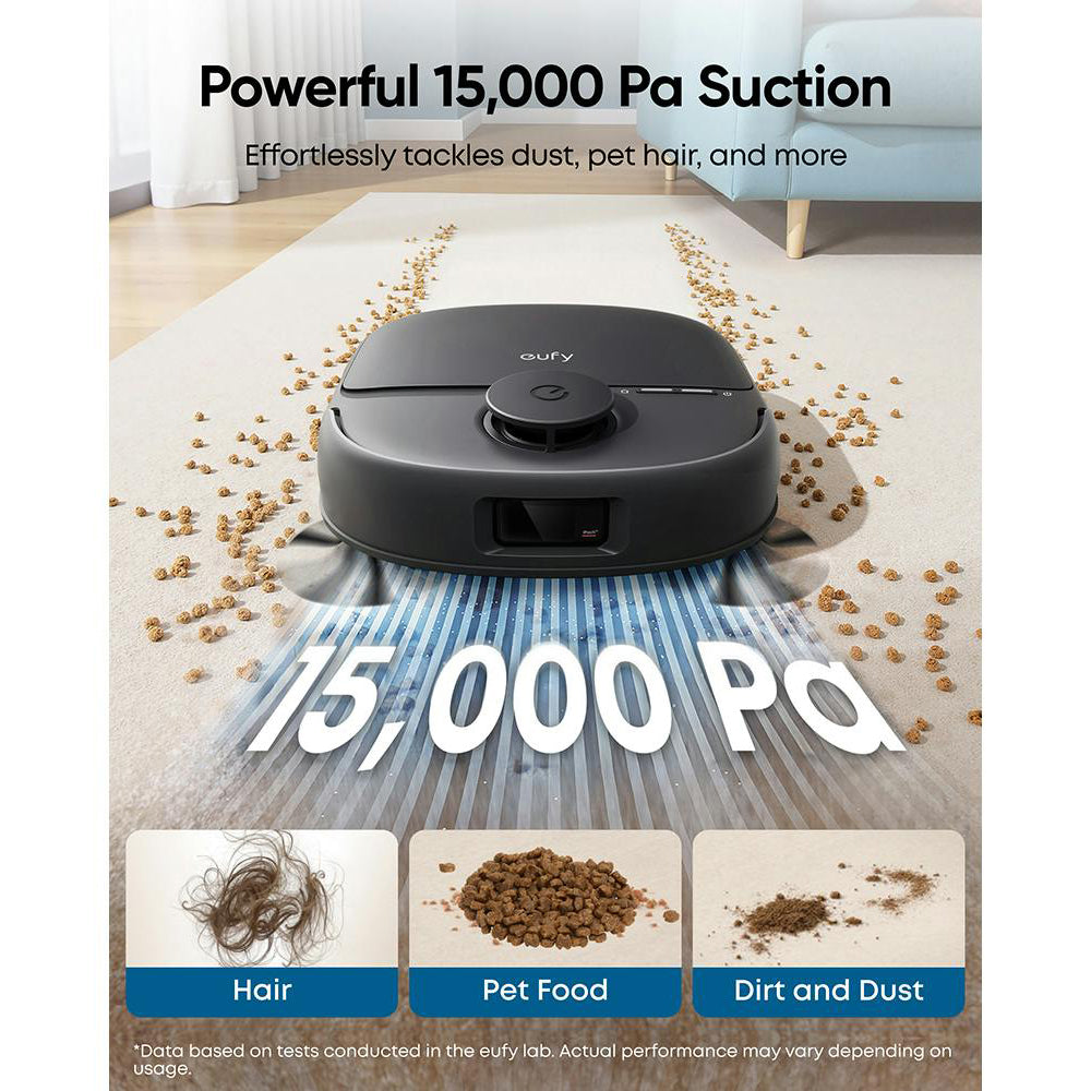 Eufy Omni C28A Bagless Robot Vacuum Cleaner with Accessory Kit - Black | T211AV10 from Eufy - DID Electrical
