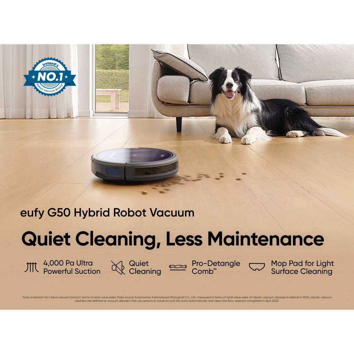 Eufy G50 Hybrid Robot Vacuum Cleaner - Black | T2212V11 from Eufy - DID Electrical