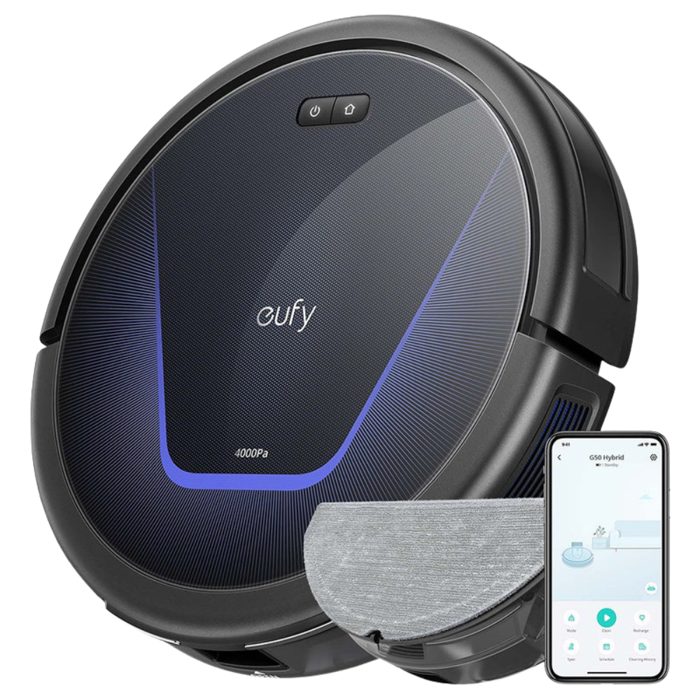 Eufy G50 Hybrid Robot Vacuum Cleaner - Black | T2212V11 from Eufy - DID Electrical ()