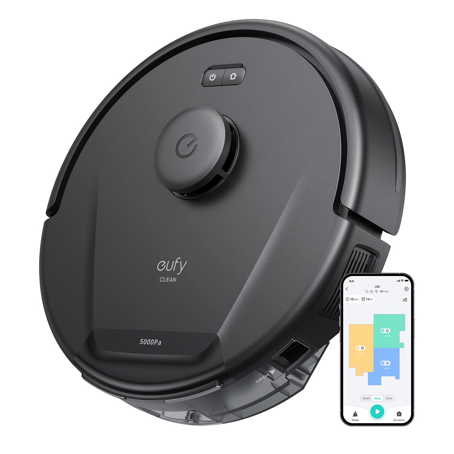 Eufy L60 Hybrid Robot Vacuum Cleaner - Black | T2268V11 from Eufy - DID Electrical ()