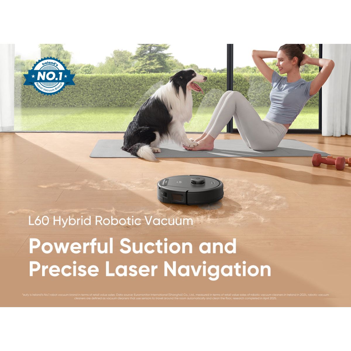 Eufy L60 Hybrid Robot Vacuum Cleaner - Black | T2268V11 from Eufy - DID Electrical