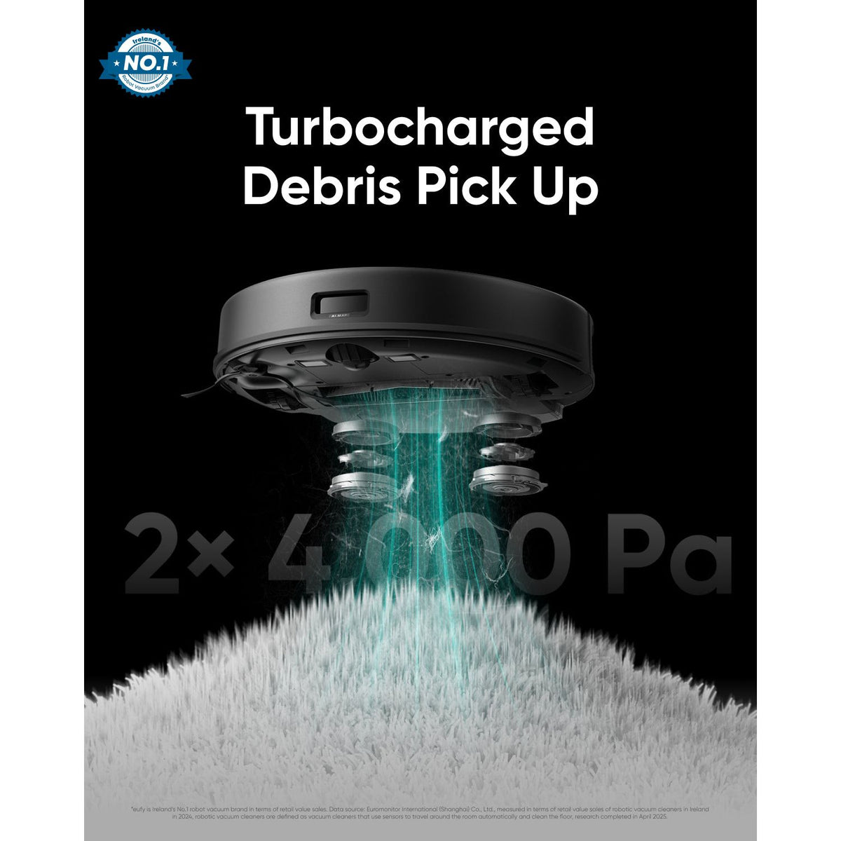 Eufy Clean X8 Pro Robot Vacuum Cleaner with Self-Empty Station - Black | T2276V11 from Eufy - DID Electrical