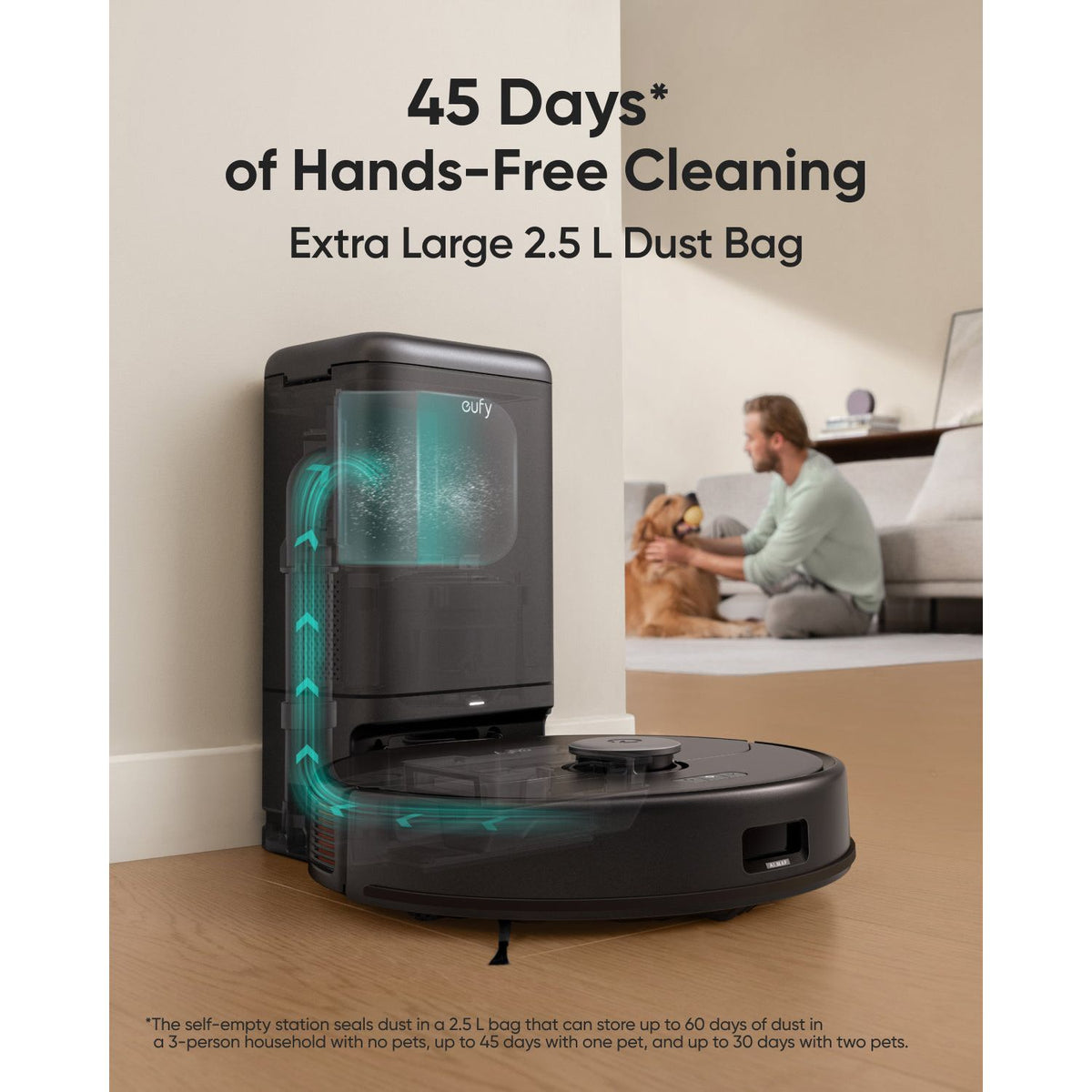 Eufy Clean X8 Pro Robot Vacuum Cleaner with Self-Empty Station - Black | T2276V11 from Eufy - DID Electrical