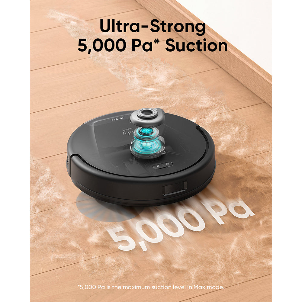 Eufy L60 Hybrid Robot Vacuum Cleaner with Self Cleaning Station - Black | T2278V11 from Eufy - DID Electrical