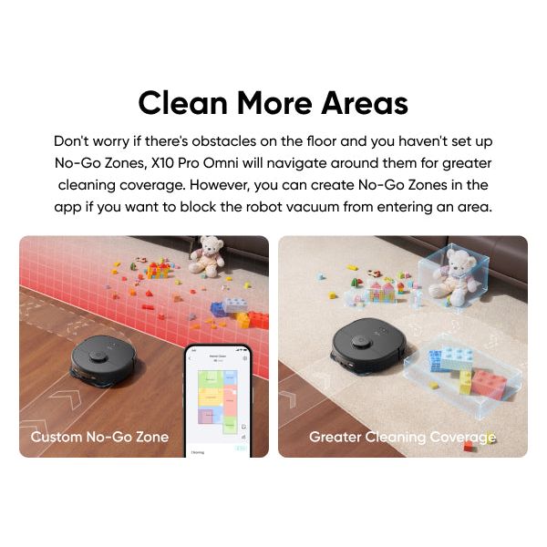 Eufy X10 Pro Omni Bagless Robot Vacuum Cleaner with Self-Empty Station - Black | T2351V11 from Eufy - DID Electrical