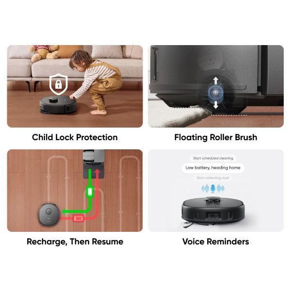 Eufy X10 Pro Omni Bagless Robot Vacuum Cleaner with Self-Empty Station - Black | T2351V11 from Eufy - DID Electrical