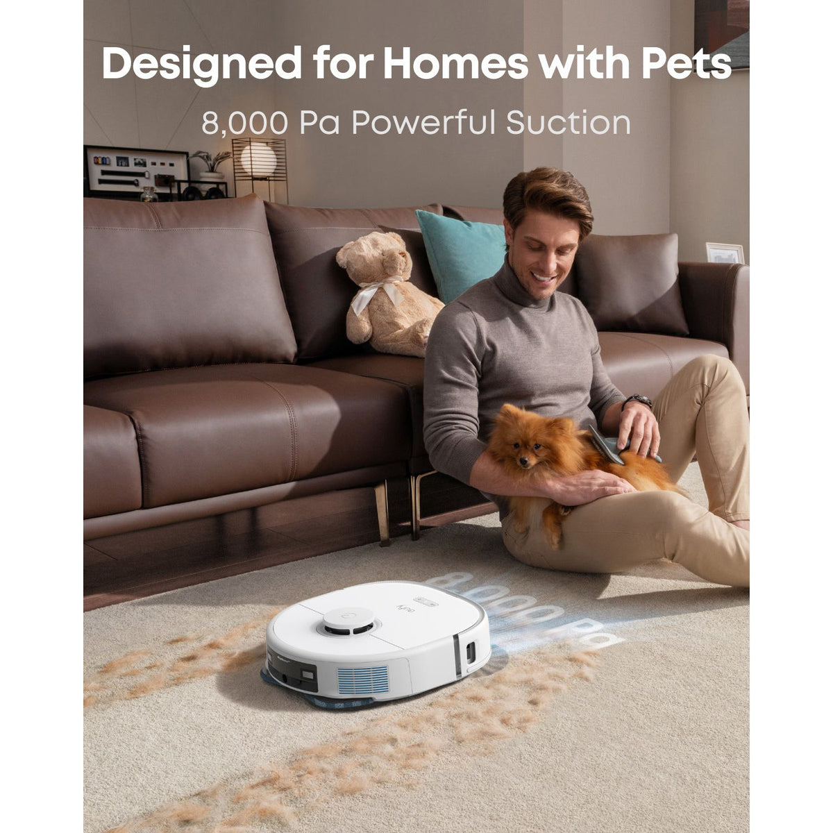 Eufy X10 Pro Omni Robot Vacuum and Mop with All-in-One Station- White | T2351221 from Eufy - DID Electrical