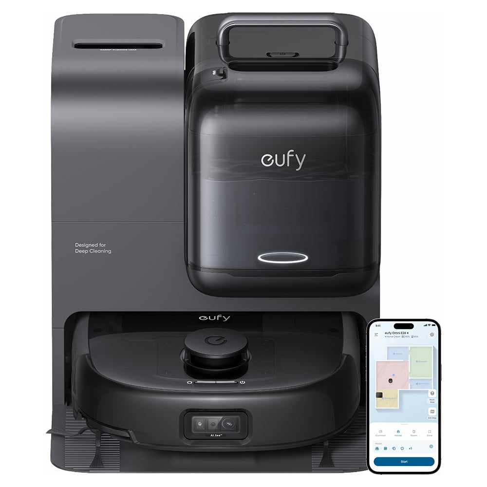 Eufy Omni E28 Robot Vacuum, Mop and Portable Deep Cleaner with All-in-One Station  - Black | T2352V11 from Eufy - DID Electrical
