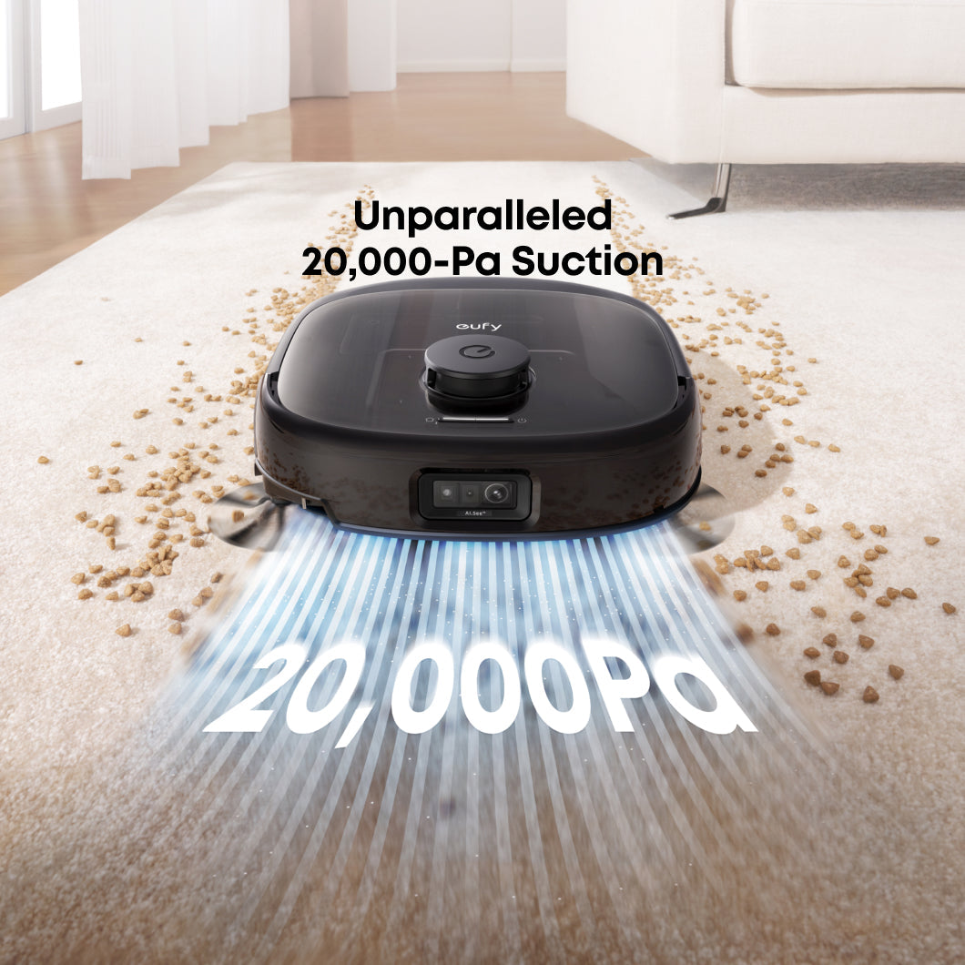 Eufy Omni E28 3-in-1 Robot Vacuum, Deep Cleaner &amp; Mop with Self-Empty Station - Black | T2352V11 from Eufy - DID Electrical