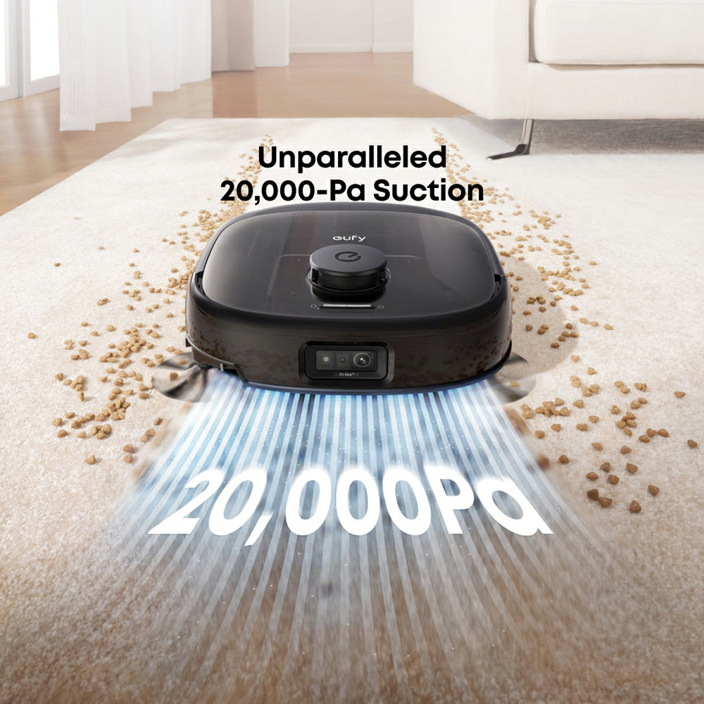 Eufy Omni E25 Robot Vacuum Cleaner with Self-Empty Station - Black | T2353V11 from Eufy - DID Electrical
