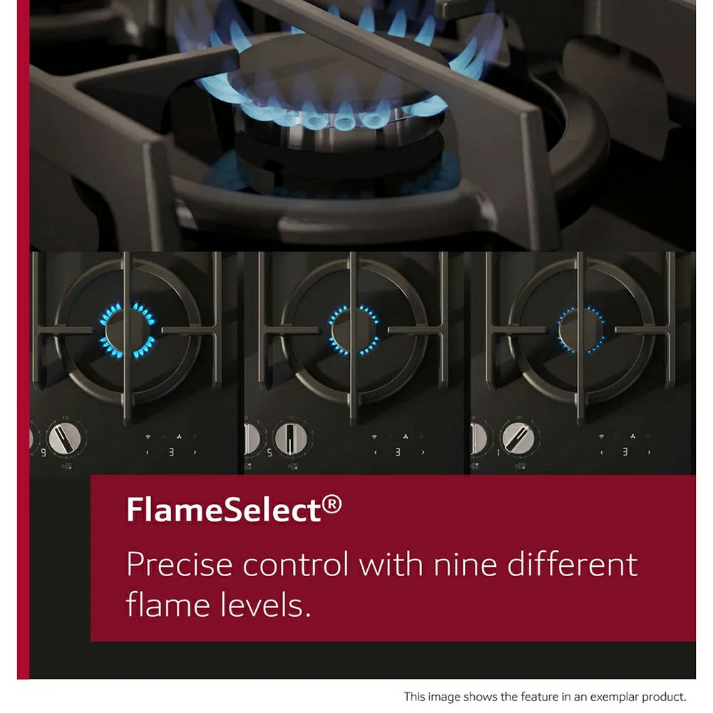 Neff N 70 60CM 4 Burner Gas Hob - Stainless Steel | T26CIP8N0 from Neff - DID Electrical