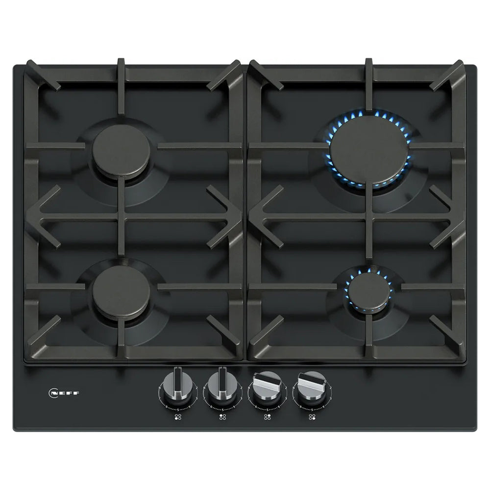 Neff N 70 60CM 4 Burner Gas Hob - Black | T26CIP8S0 from Neff - DID Electrical