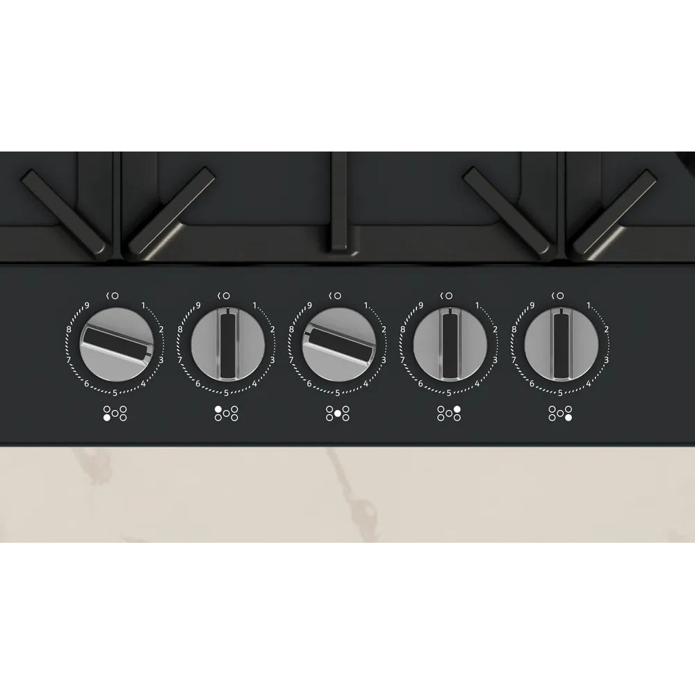Neff N 70 75CM 5 Burner Gas Hob - Black | T27CIQ8S0 from Neff - DID Electrical