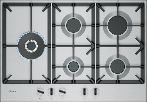 Neff N 70 75CM 5 Burner Gas Hob - Stainless Steel | T27CIS8N0