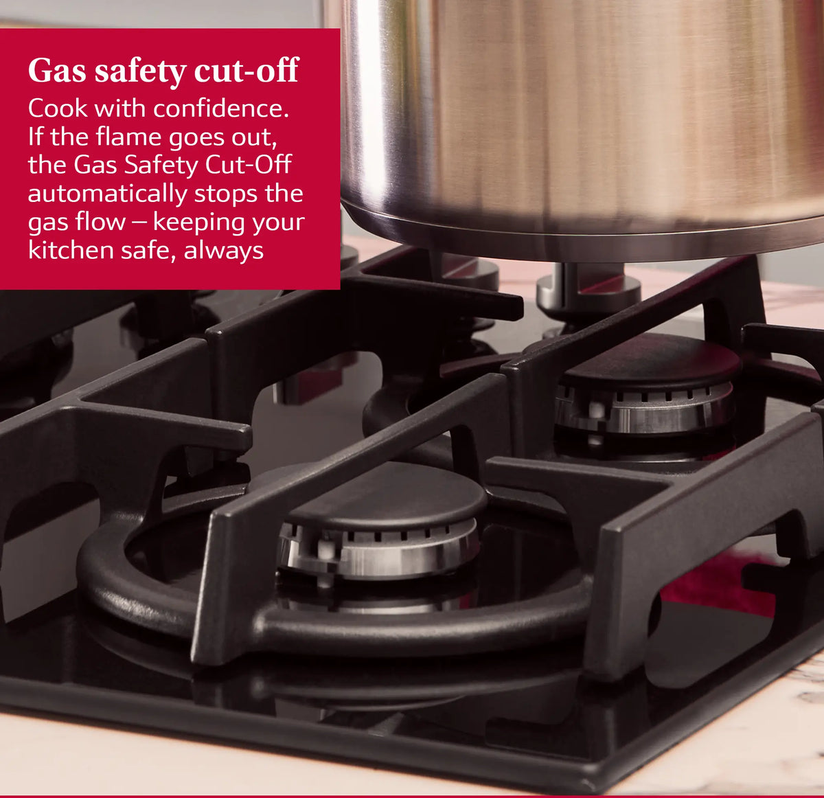 Neff N 70 75CM 5 Burner Gas Hob - Black | T27PIQ4S0