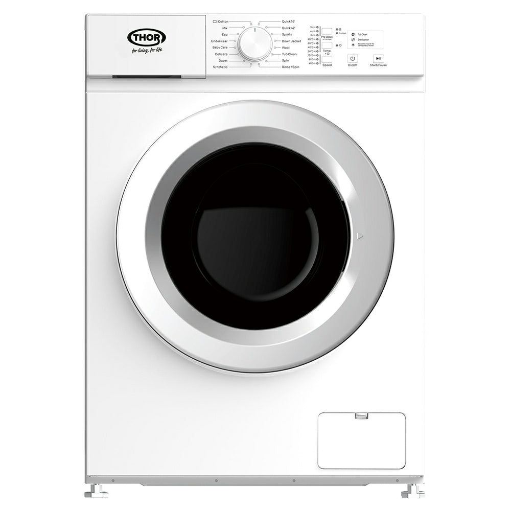 Thor 8KG 1200RPM Freestanding Washing Machine - White | T35128SKW-A from Thor - DID Electrical