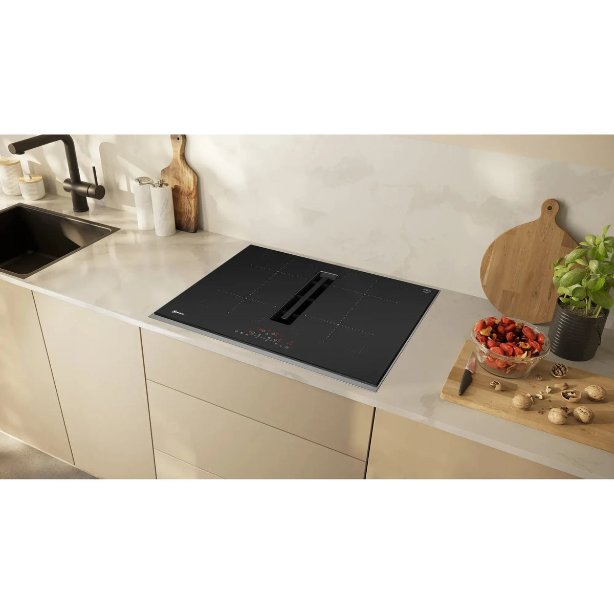Neff N 70 70CM Built-In Induction Hob - Black | T47TD7BN2 from Neff - DID Electrical