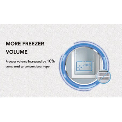 Thor 205L Smart Frost Freestanding Fridge Freezer - Stainless Steel | T65514MSFX-E from Thor - DID Electrical