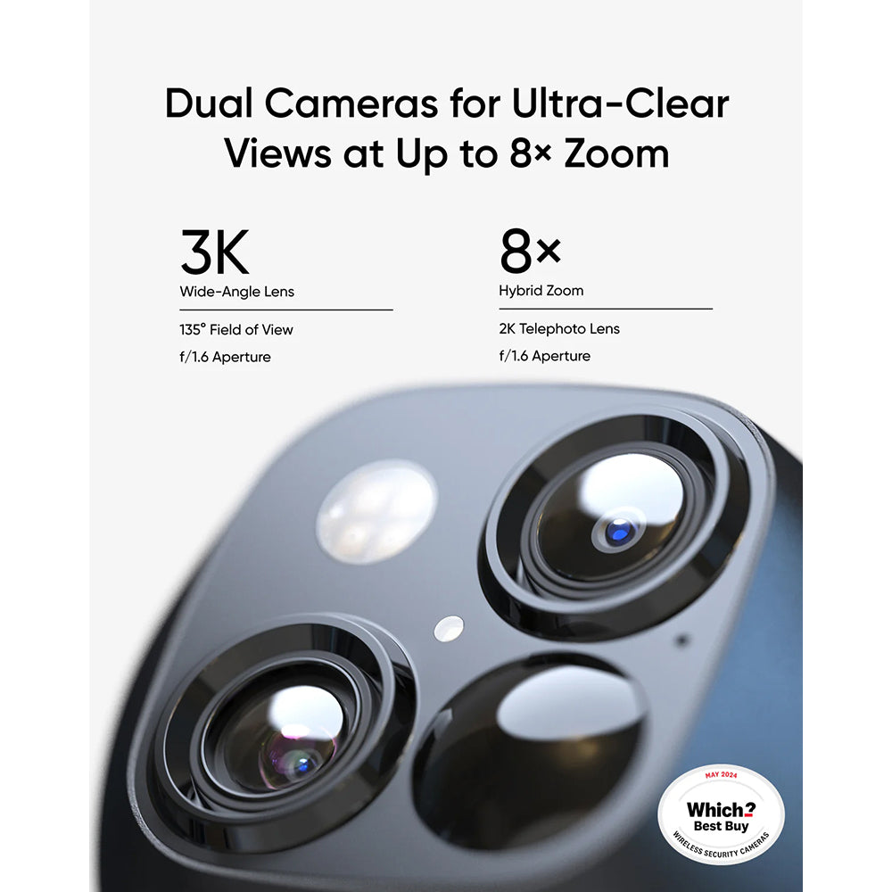 Eufy SoloCam S340 Wireless Outdoor Security Camera – White | T81703W1 from Eufy - DID Electrical