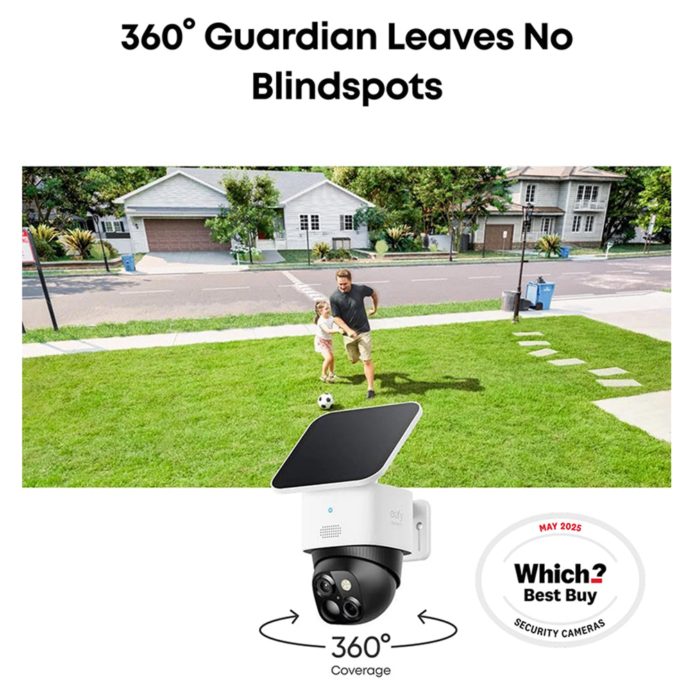 Eufy SoloCam S340 Wireless Outdoor Security Camera – White | T81703W1 from Eufy - DID Electrical