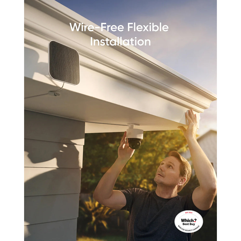 Eufy SoloCam S340 Wireless Outdoor Security Camera – White | T81703W1 from Eufy - DID Electrical