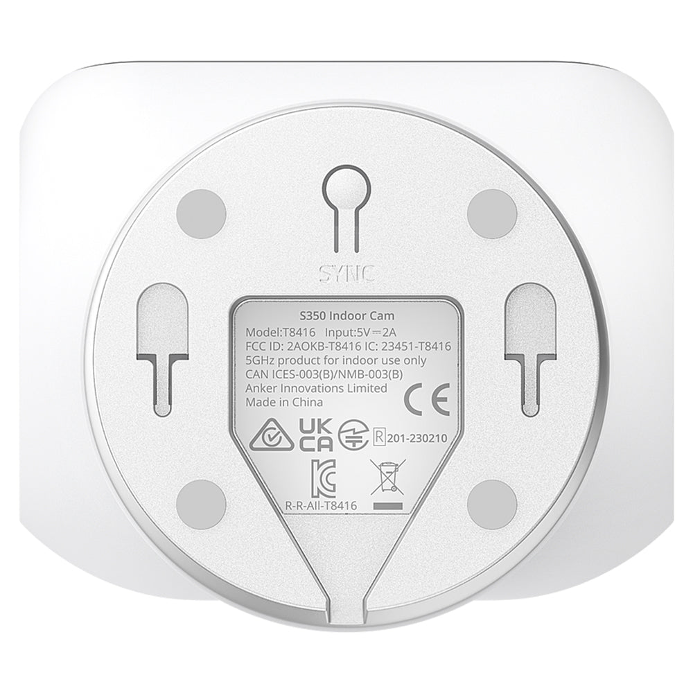 Eufy S350 Indoor Camera - White | T8416221 from Eufy - DID Electrical
