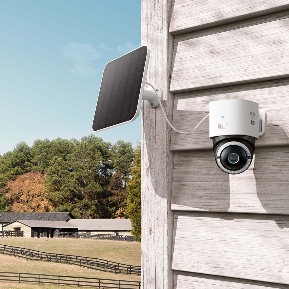 Eufy S330 4G LTE 360 Degree Viewing Security Camera with Solar Panel | T86P2 from Eufy - DID Electrical