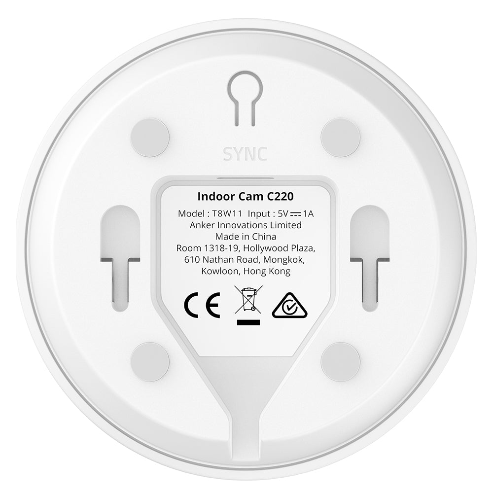 Eufy C220 Indoor Camera - White | T8W11221 from Eufy - DID Electrical