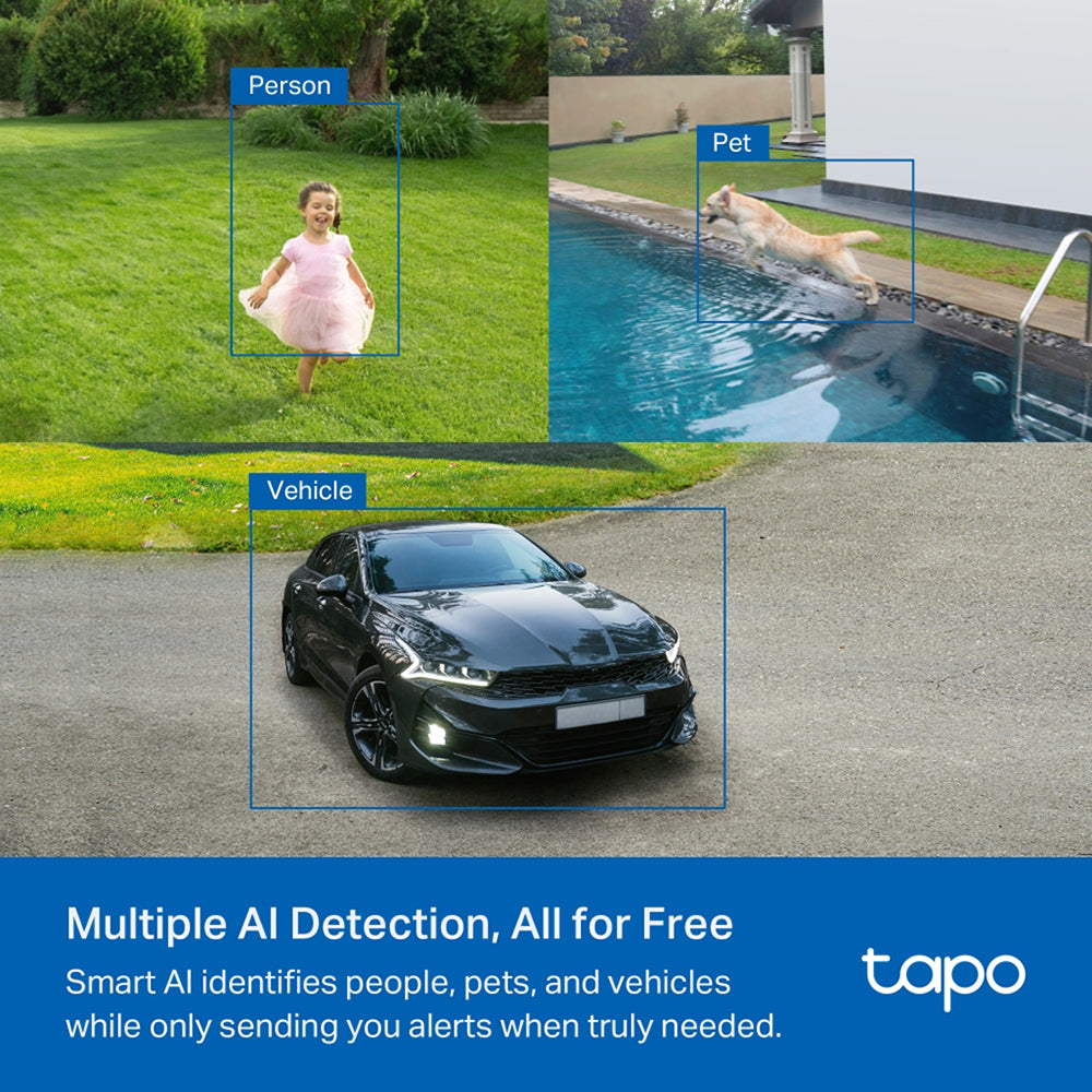 Tapo 2K Solar Powered Security Camera Kit - White | TAPO C425 KIT from Tapo - DID Electrical