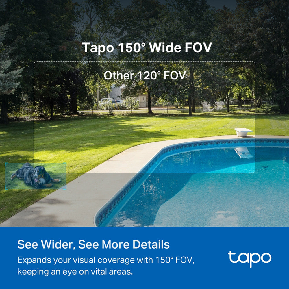 Tapo 2K Solar Powered Security Camera Kit - White | TAPO C425 KIT from Tapo - DID Electrical