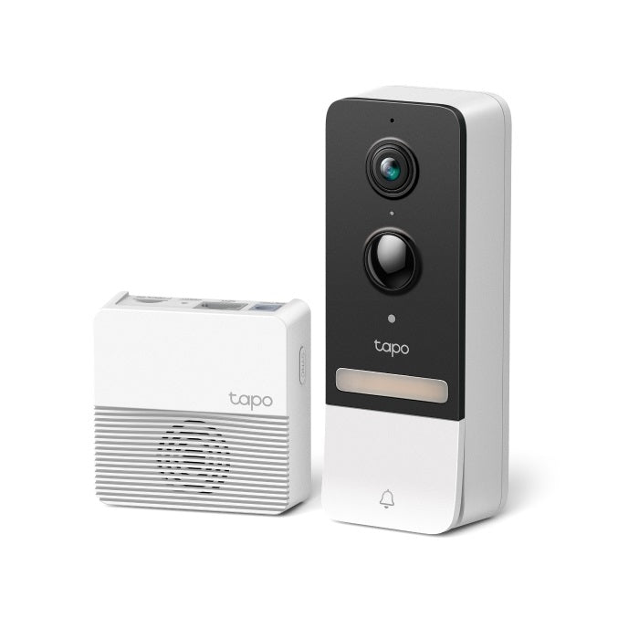 Tapo Smart Battery Video Doorbell Camera Kit - Black & White | TAPOD230S1 from TP Link - DID Electrical