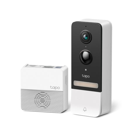 Tapo Smart Battery Video Doorbell Camera Kit - Black & White | TAPOD230S1