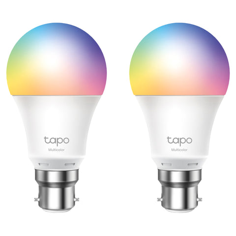 TP Link Smart Wi-Fi B22 Light Bulb - Multicolor | TAPOL530B-2PK