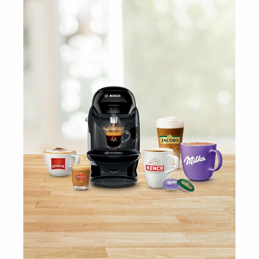 Bosch Tassimo Style Coffee Machine - Real Black | TAS1102GB from Bosch - DID Electrical